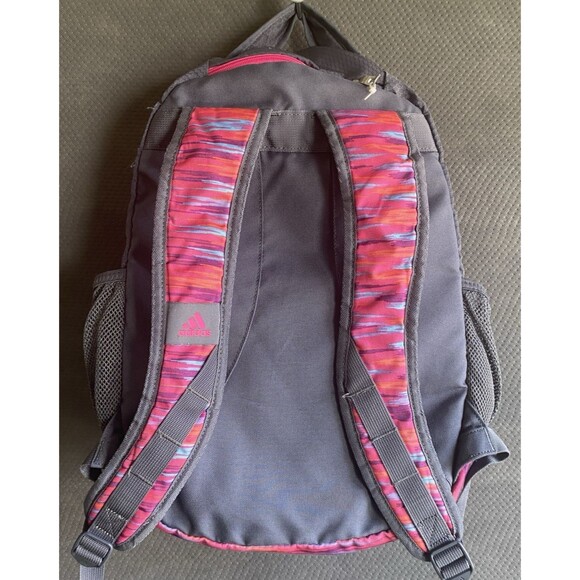 Adidas 15” Stratton 3 Pink/Gray Backpack - Picture 8 of 10